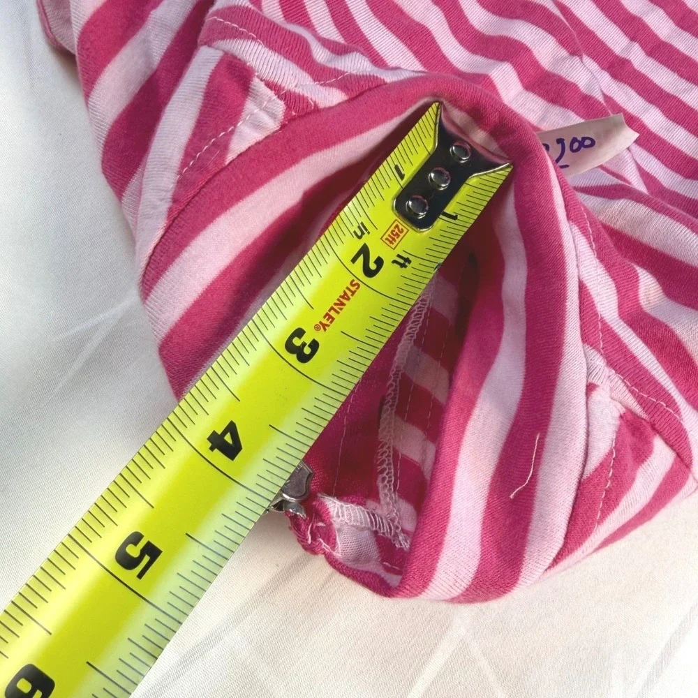 Boutique Dog Pet Dress Medium Pink White Striped Dog Clothes NWT